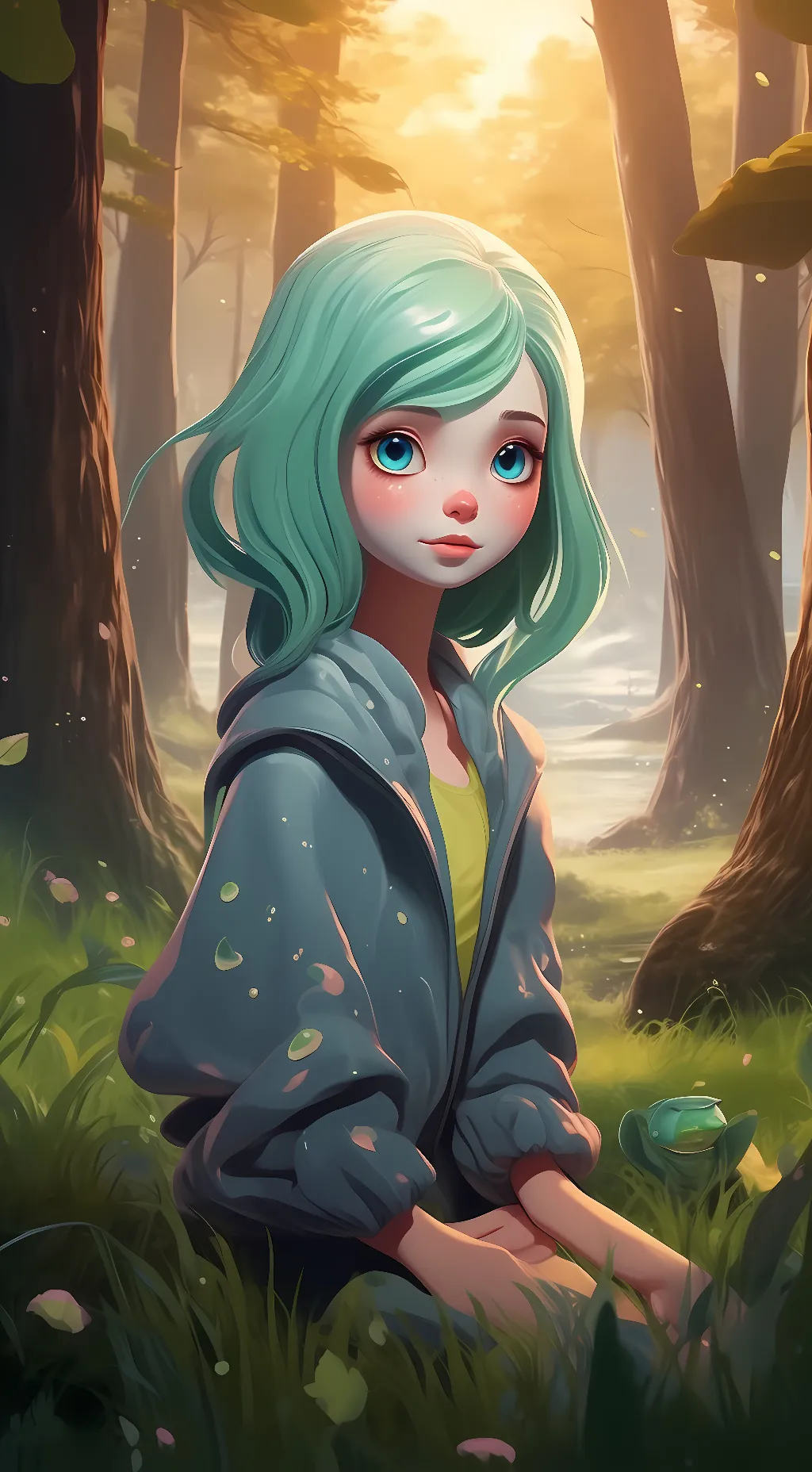 ai character: Gianna (slime) background