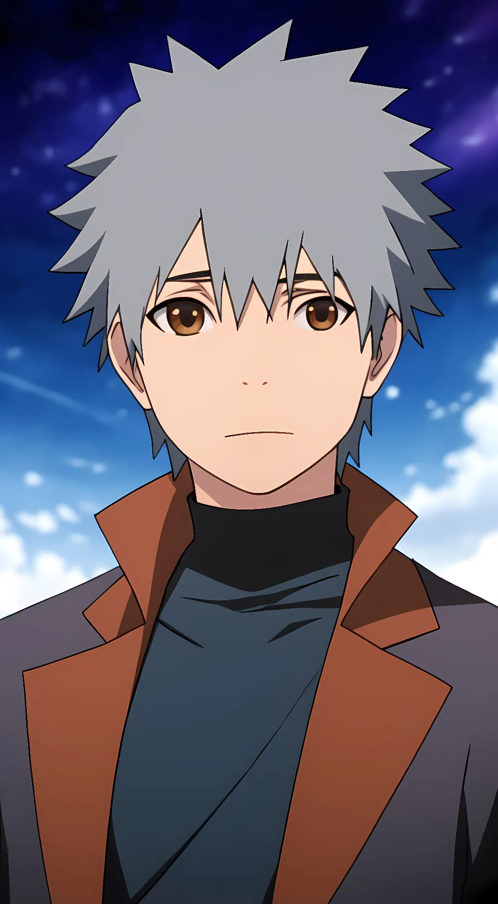 ai character: obito Uchiha  background