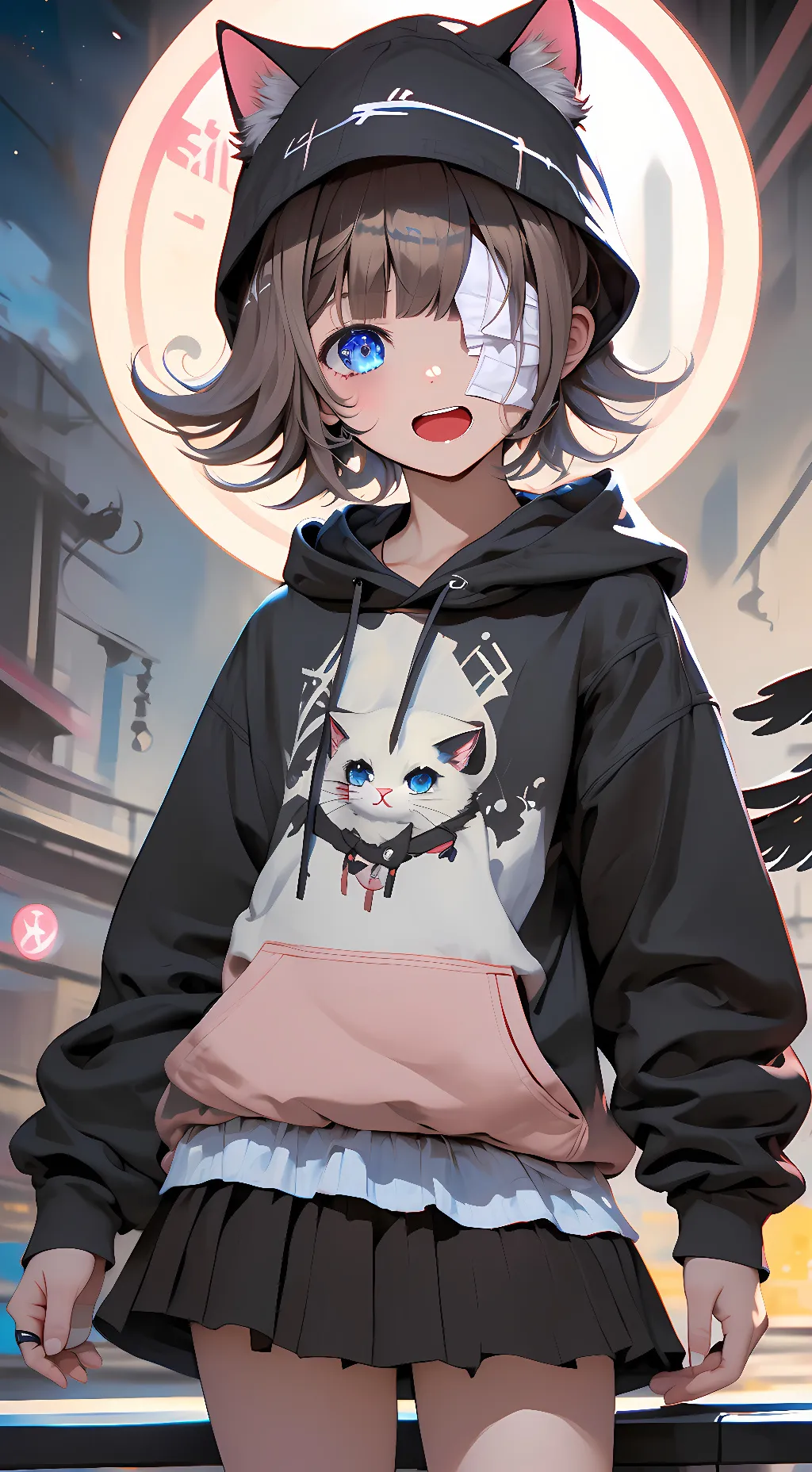 ai character: Luna Valentine background