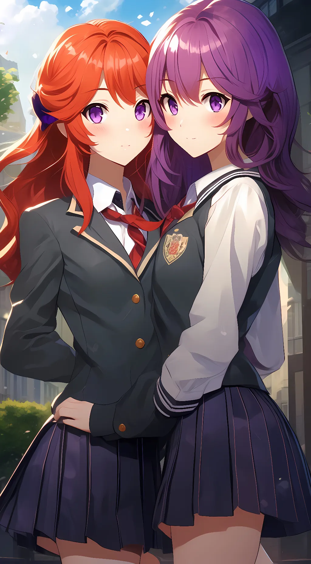 ai character: Kinsly and Iris background