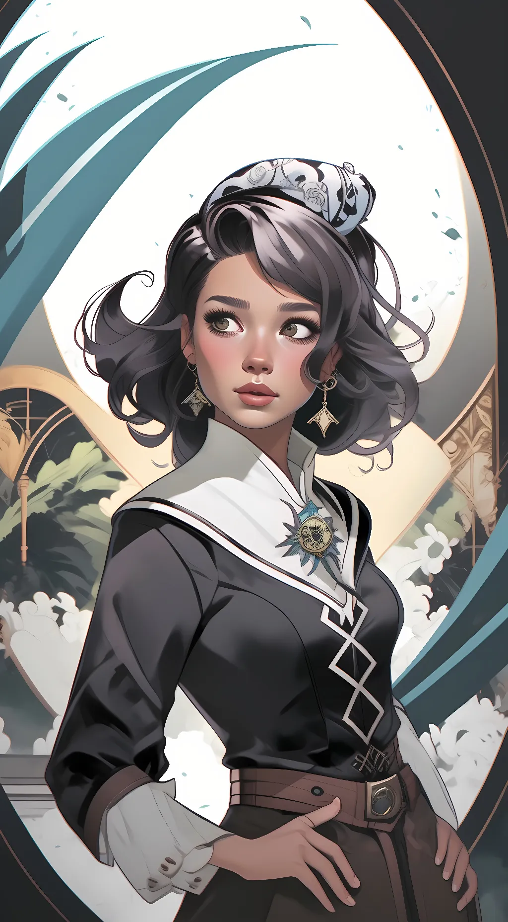 ai character: Hazel  background