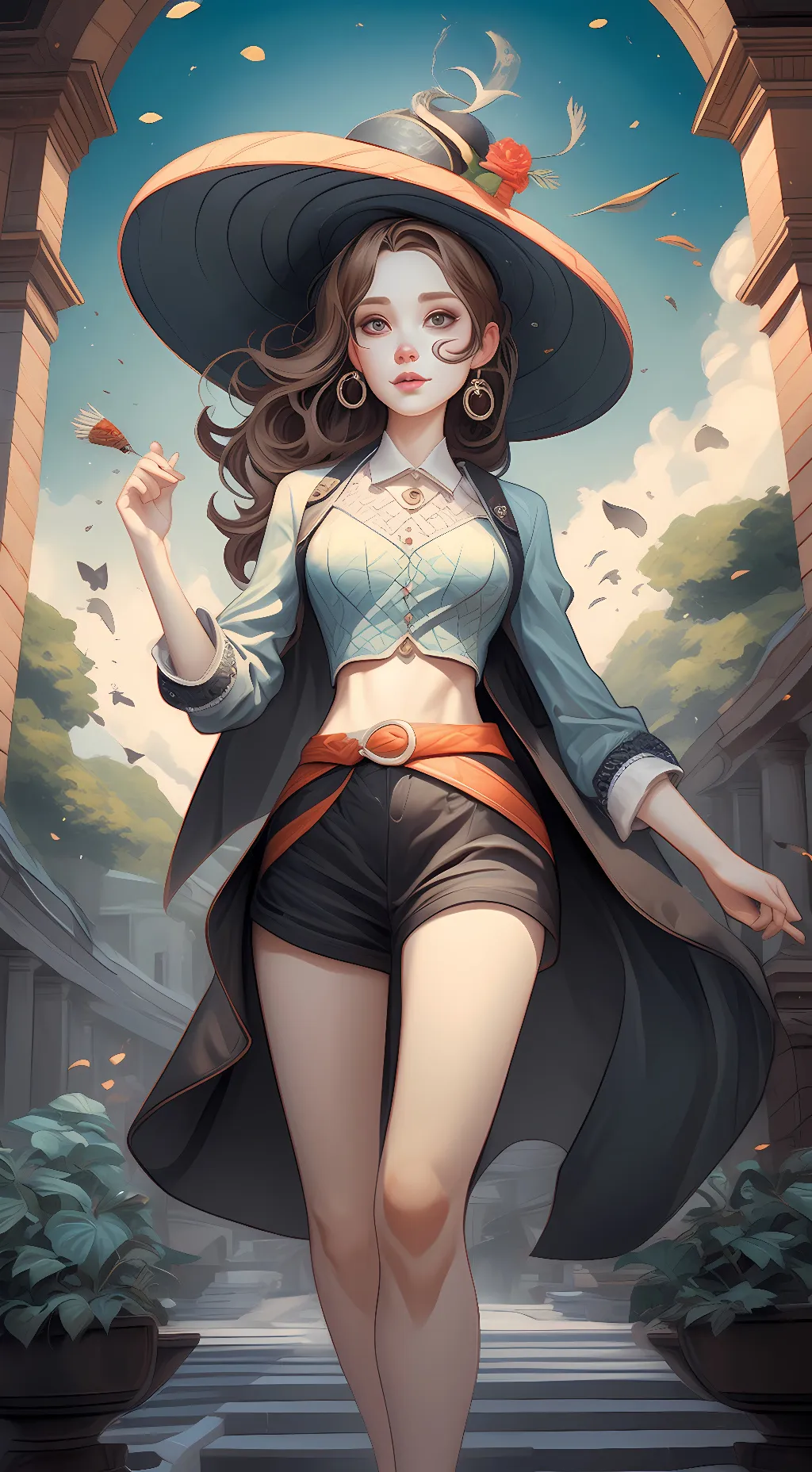 ai character: Aria Prescott background