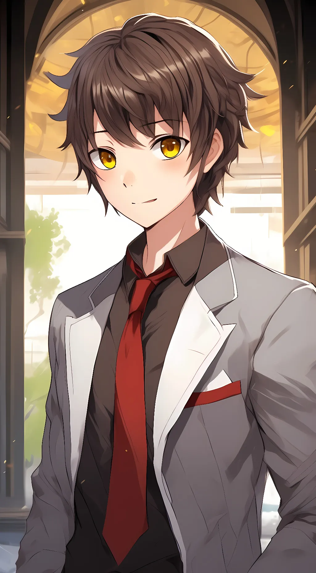 ai character: MC  background