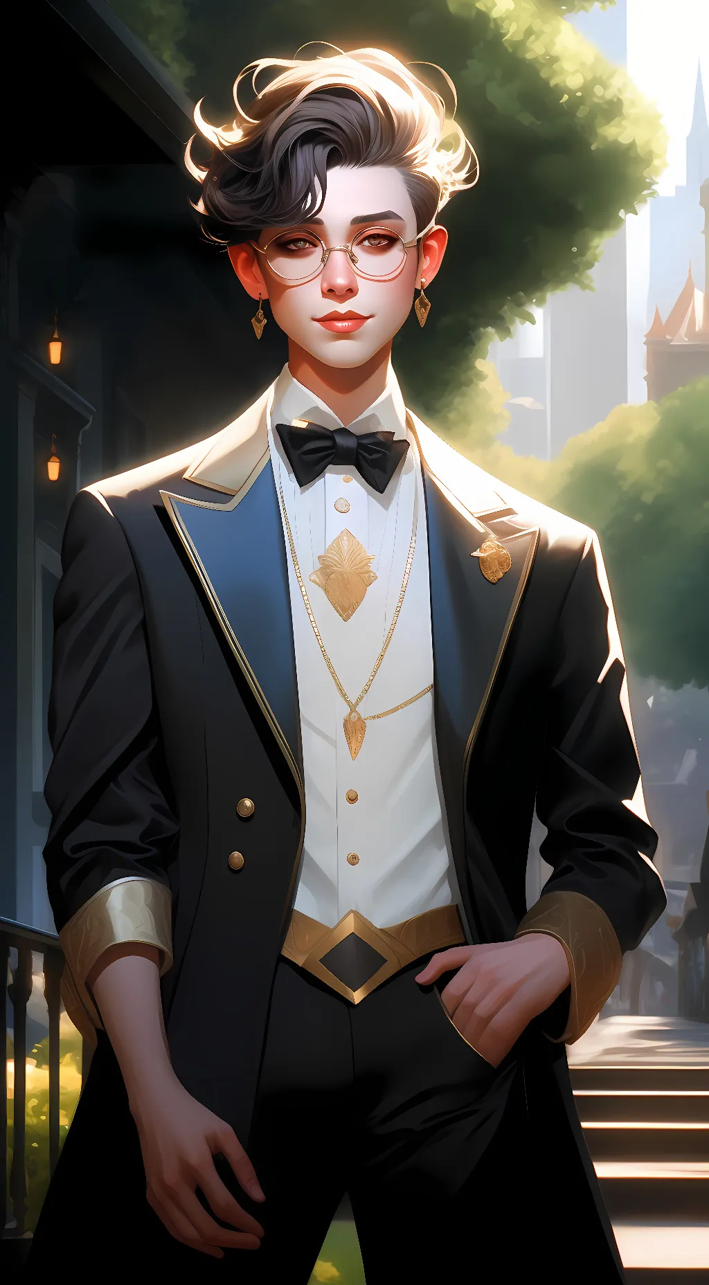 ai character: arron background