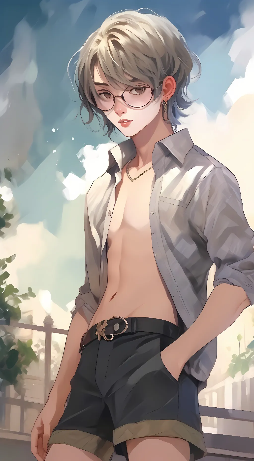 ai character: Avery Hall background