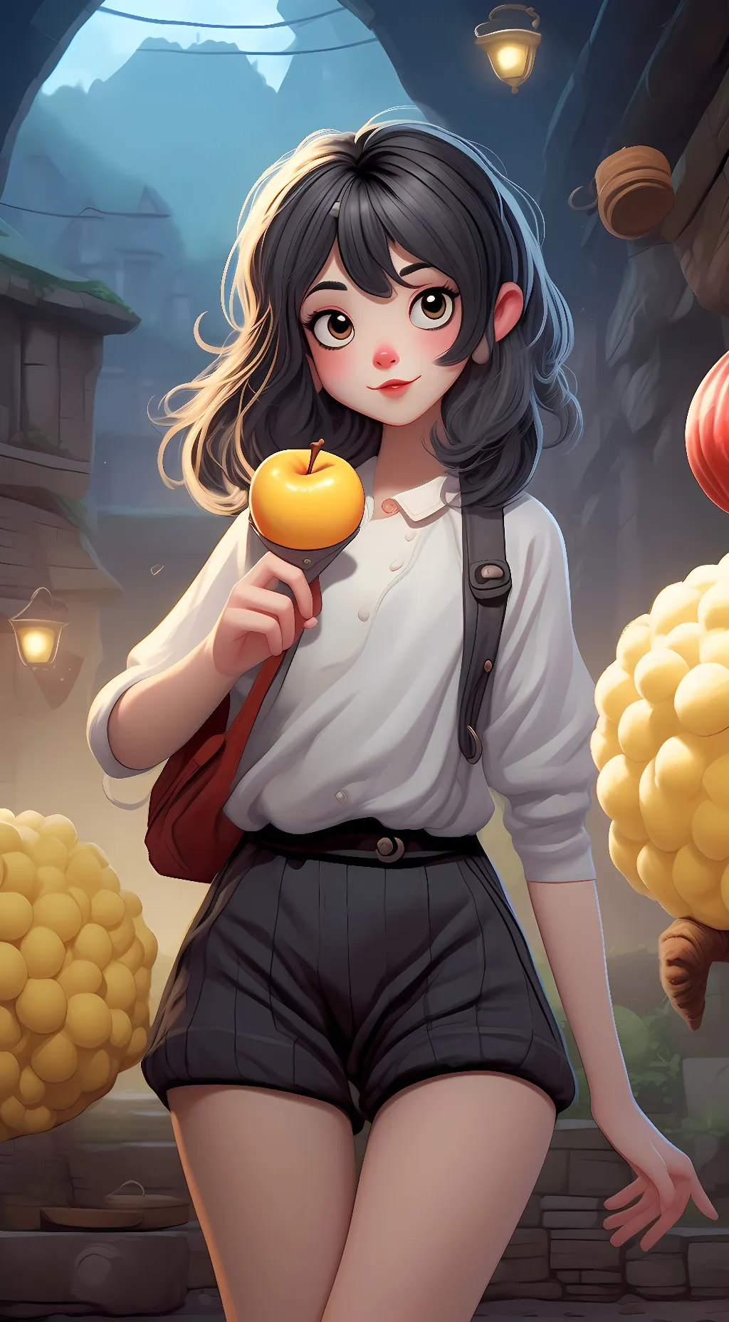 ai character: Amanda  background