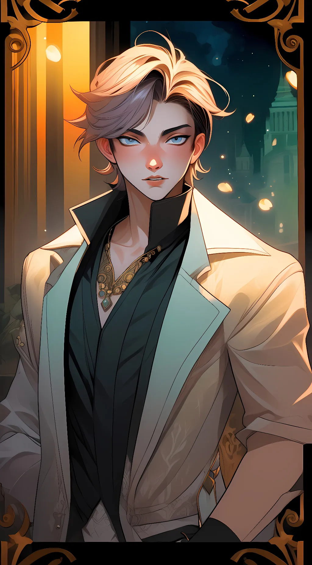 ai character: Nicholas Wardell background