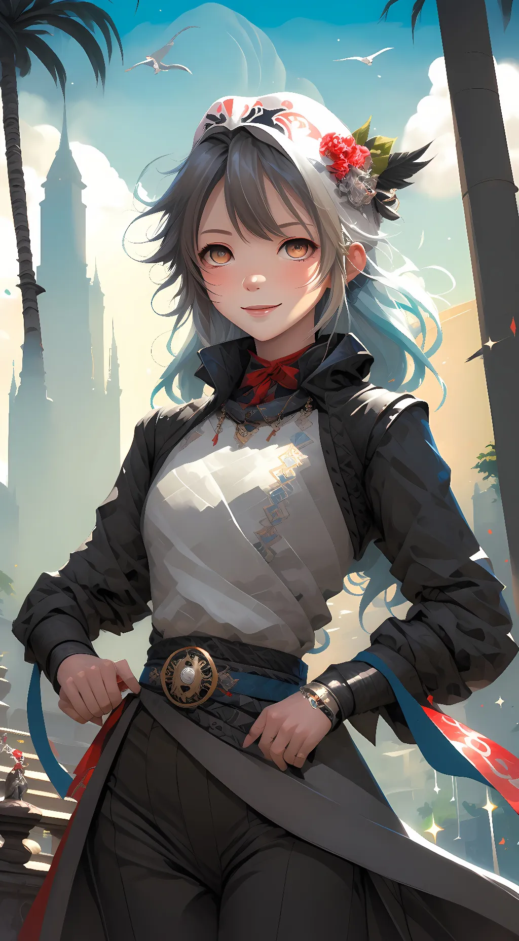 ai character: Kyoko Kim background