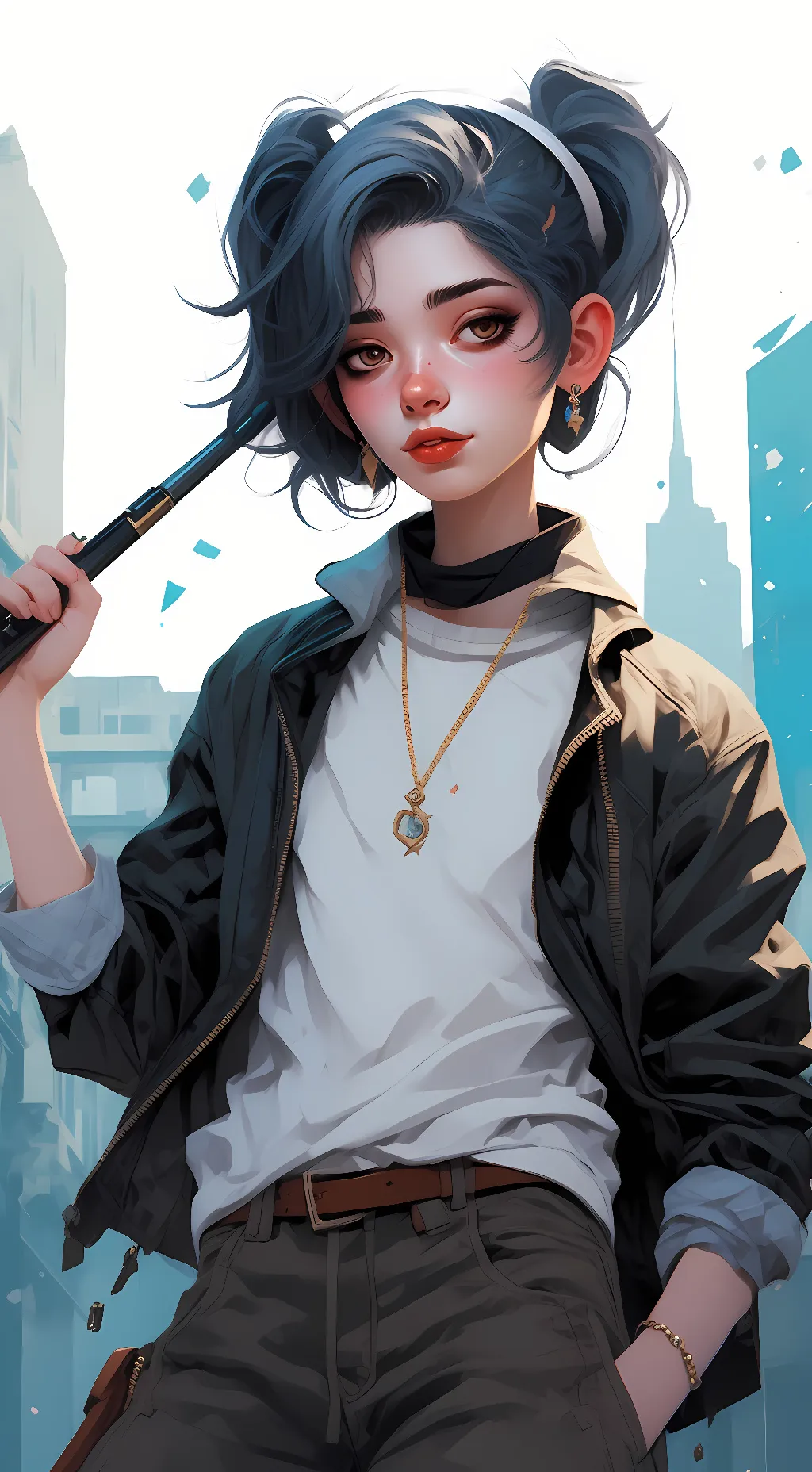 ai character: Amara Small background