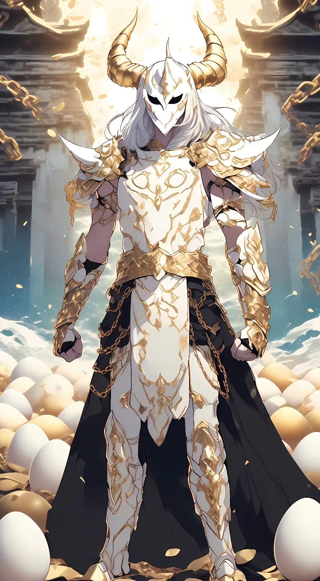 ai character: Eggsodia  background