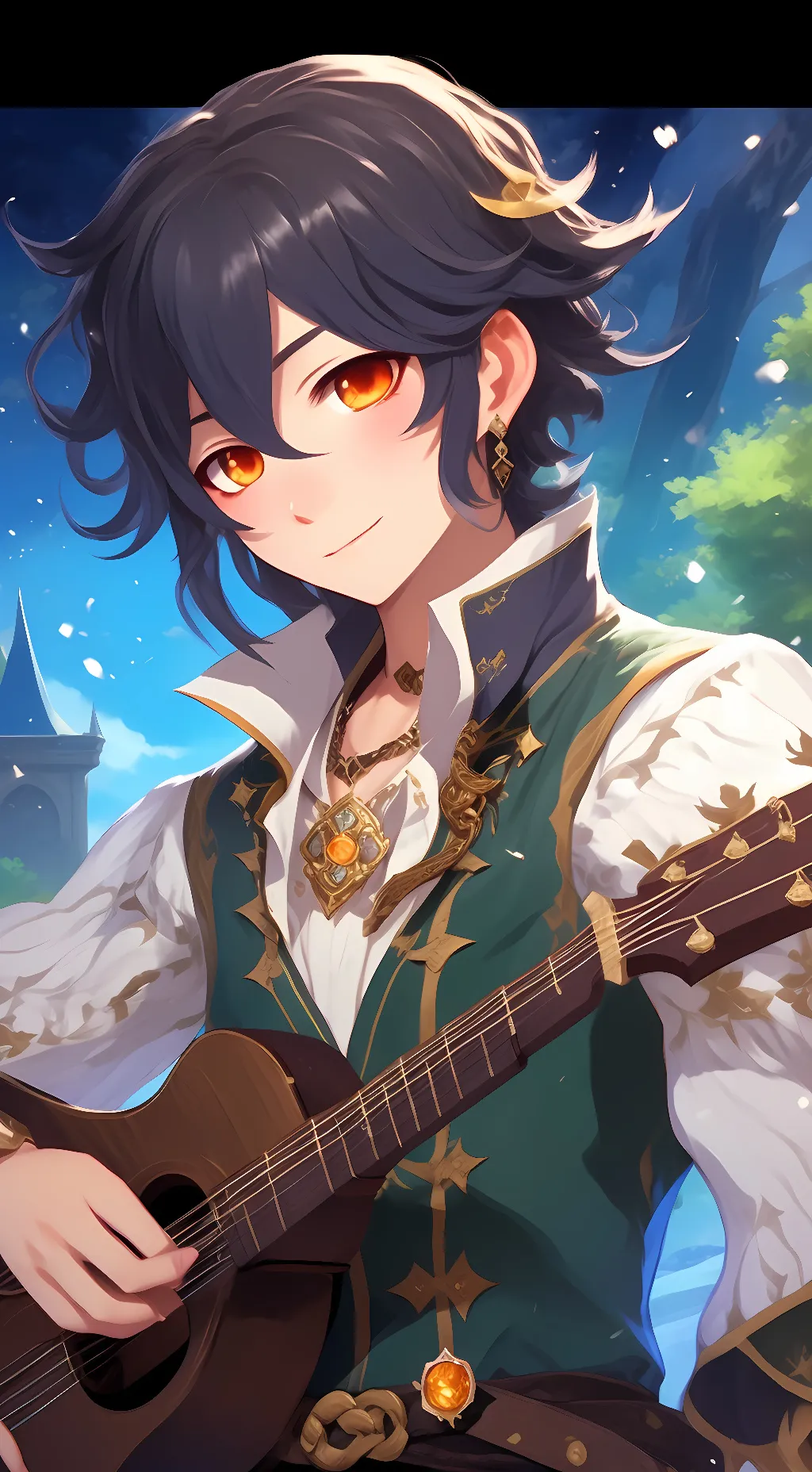 ai character: Venti  background