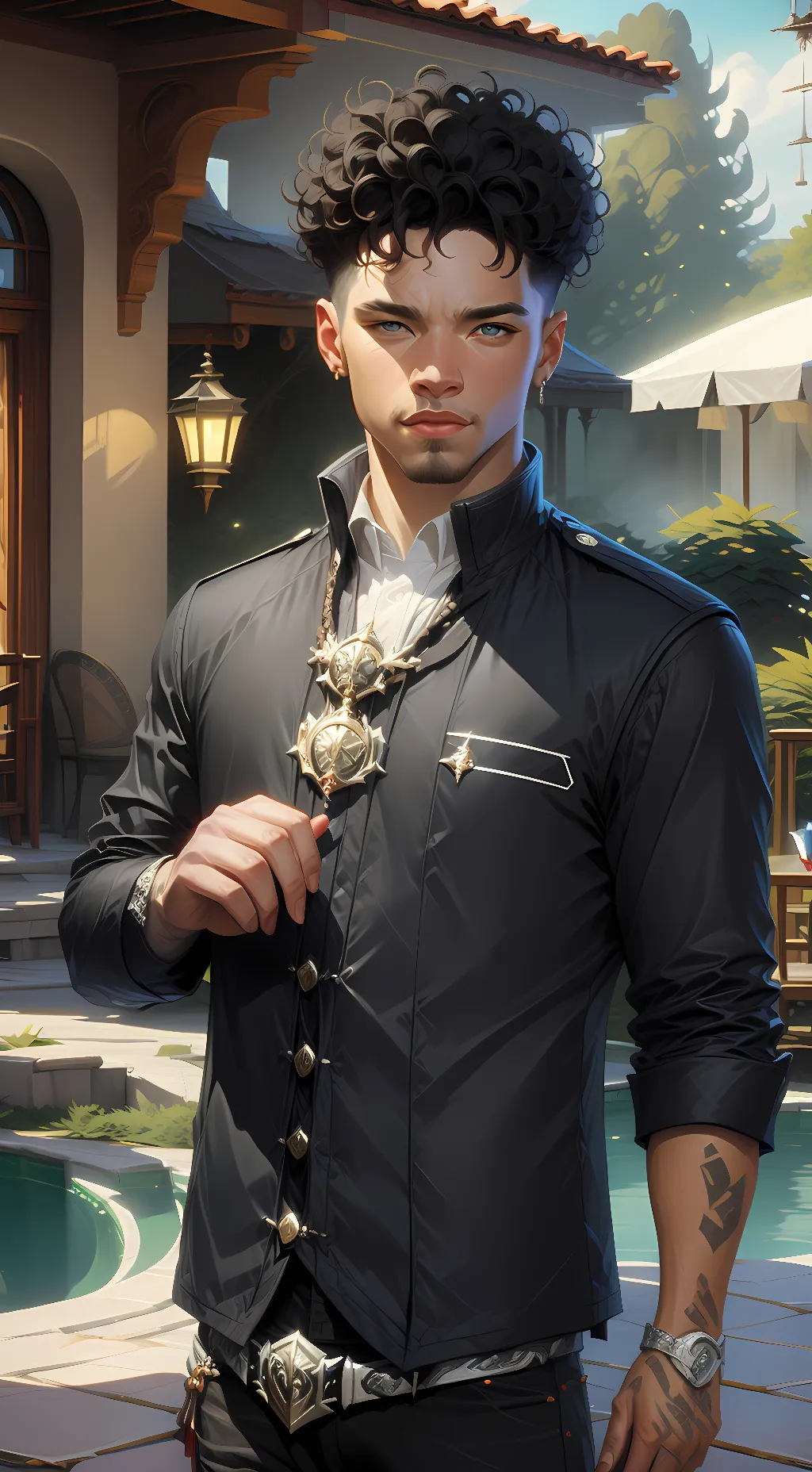 ai character: lil mosey  background