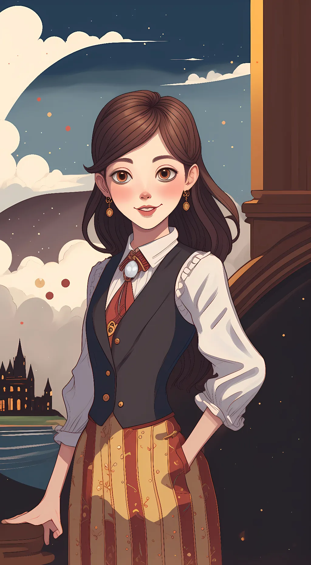 ai character: Aria background