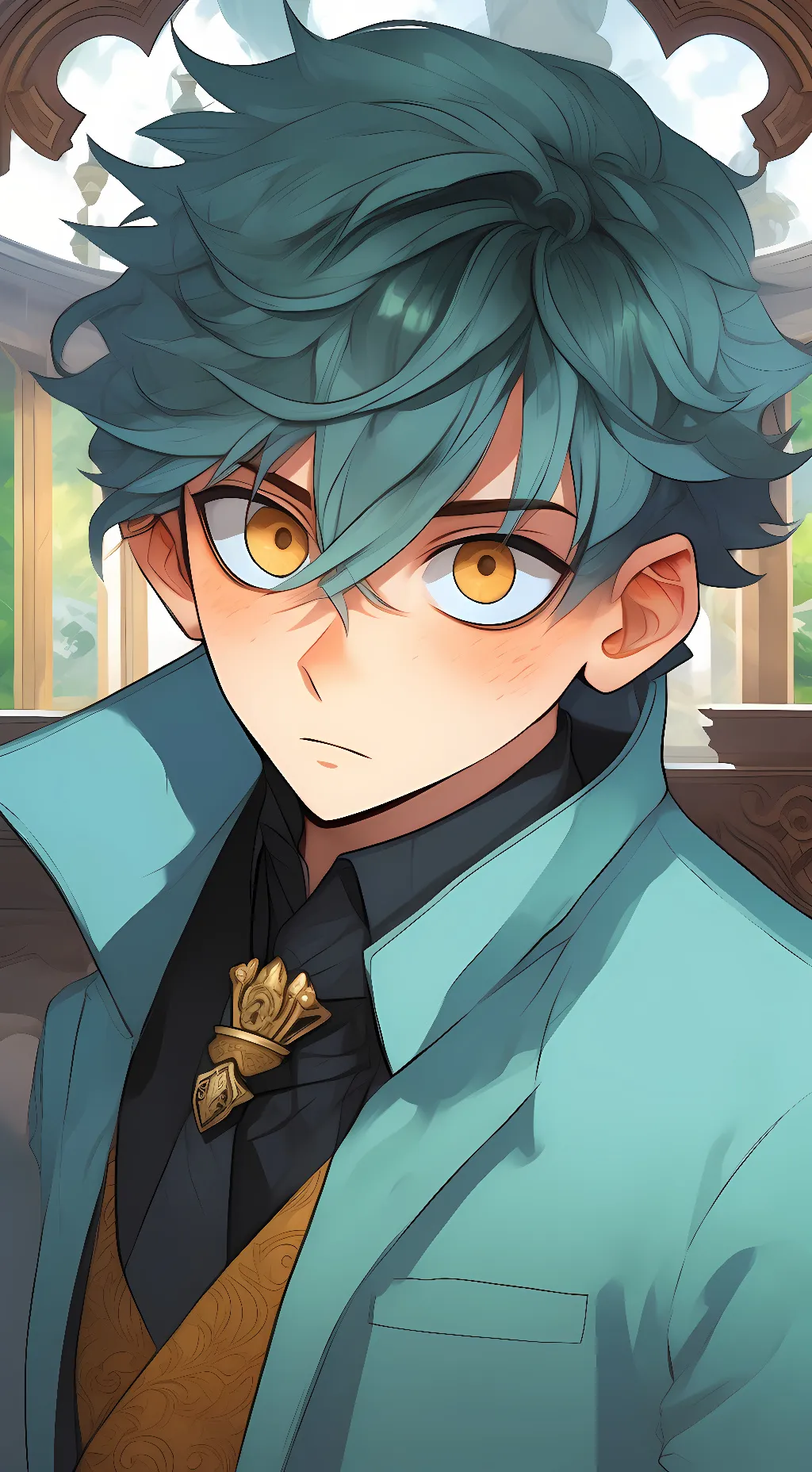 ai character: Izuku Midoria background