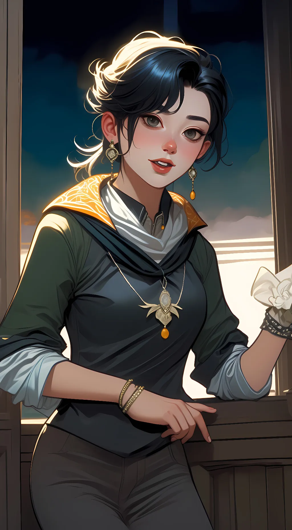 ai character: Ally background