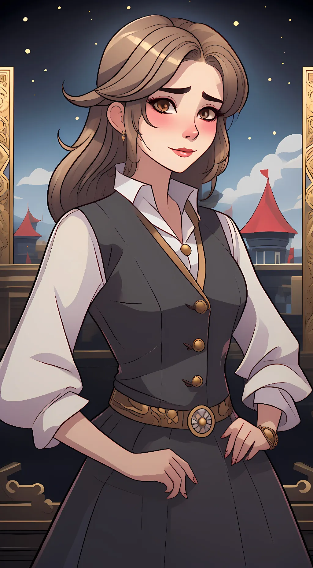 ai character: Sister  background