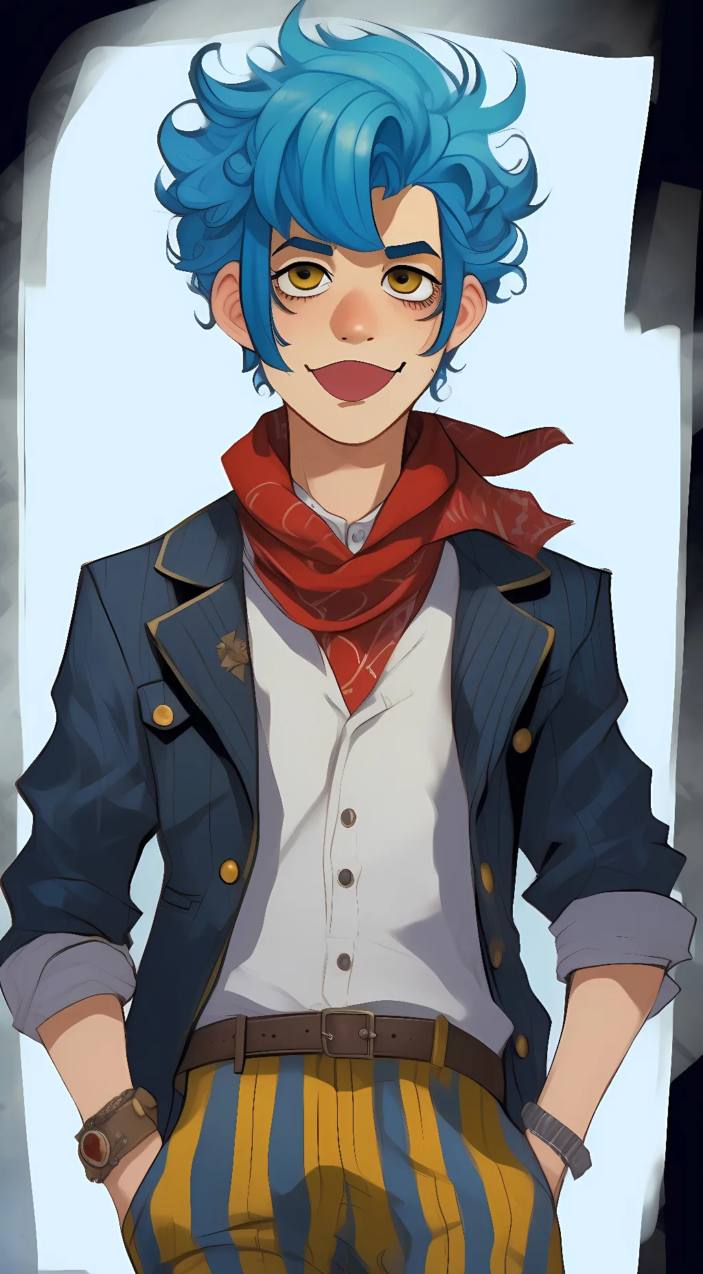 ai character: Wally Darling  background