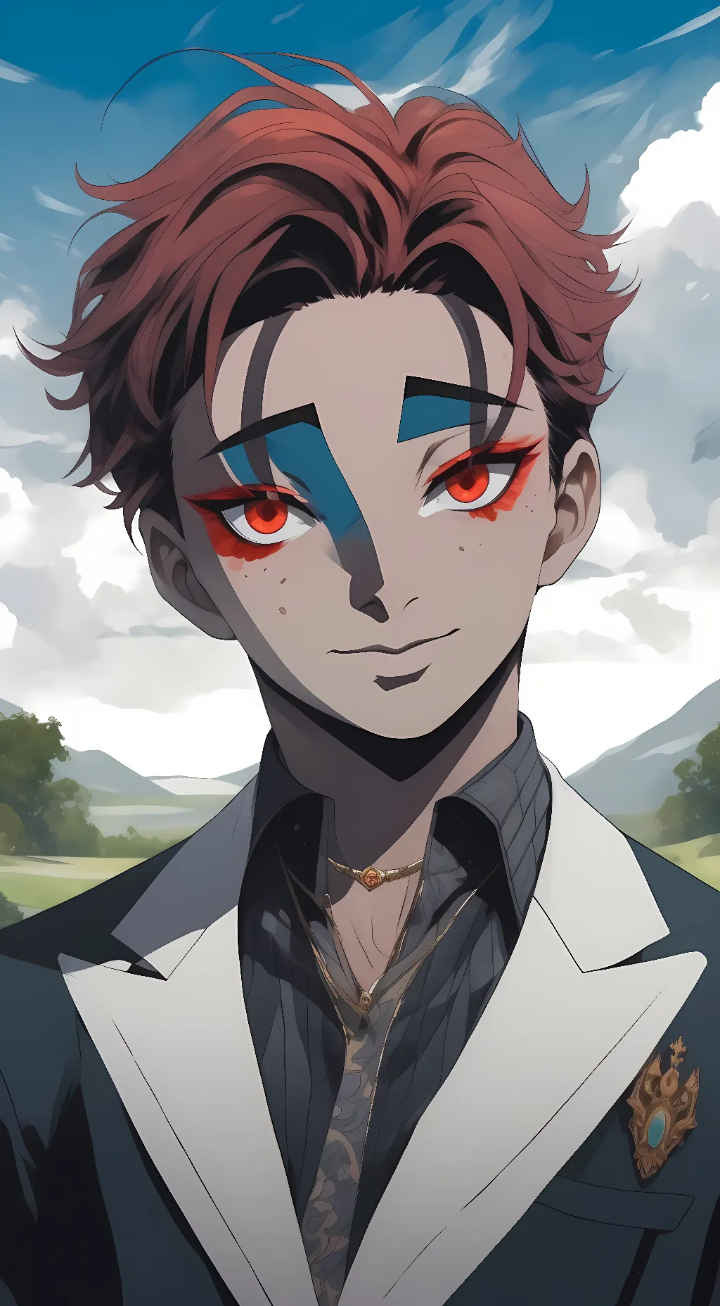 ai character: Akaza background