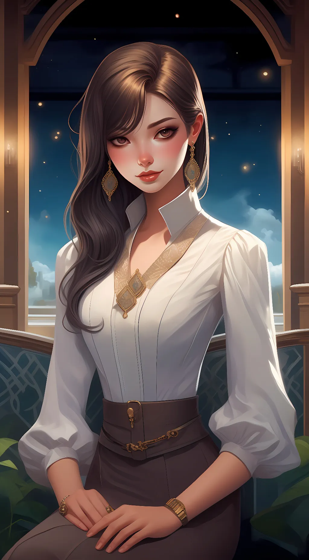 ai character: Yuri Marie background