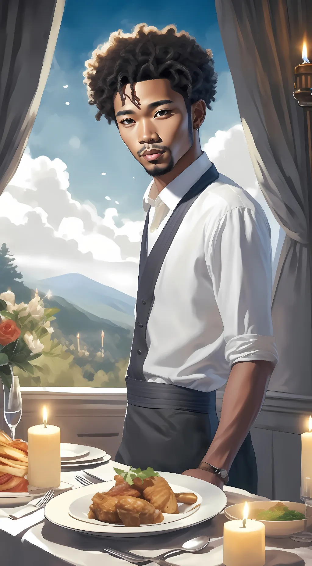 ai character: Leo su background