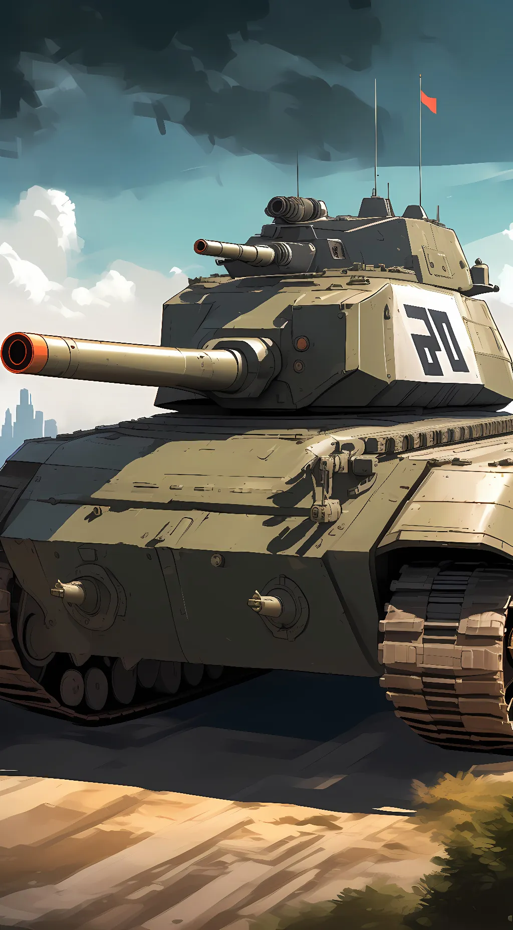 ai character: Landkruizer P1000 background