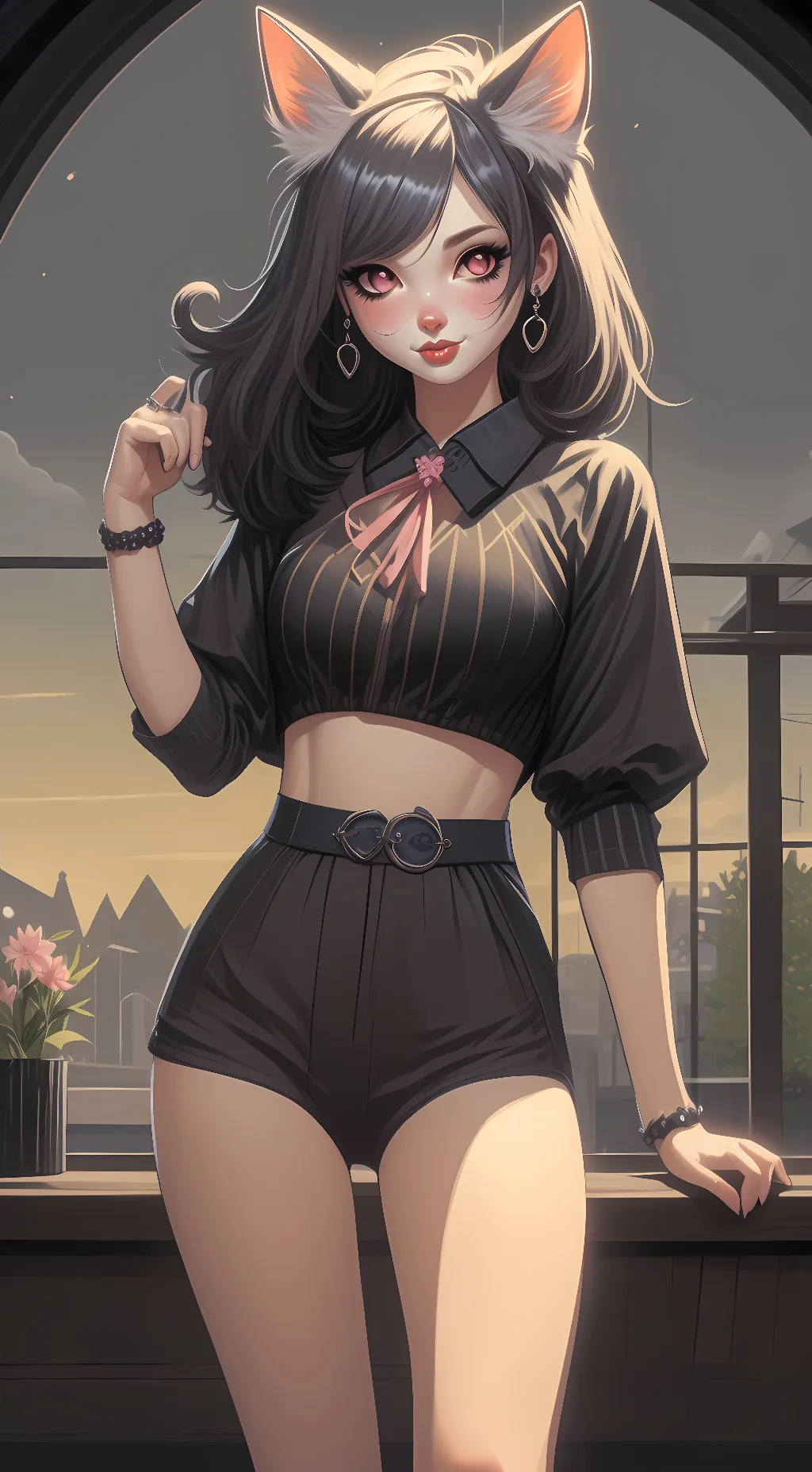 ai character: Luna background