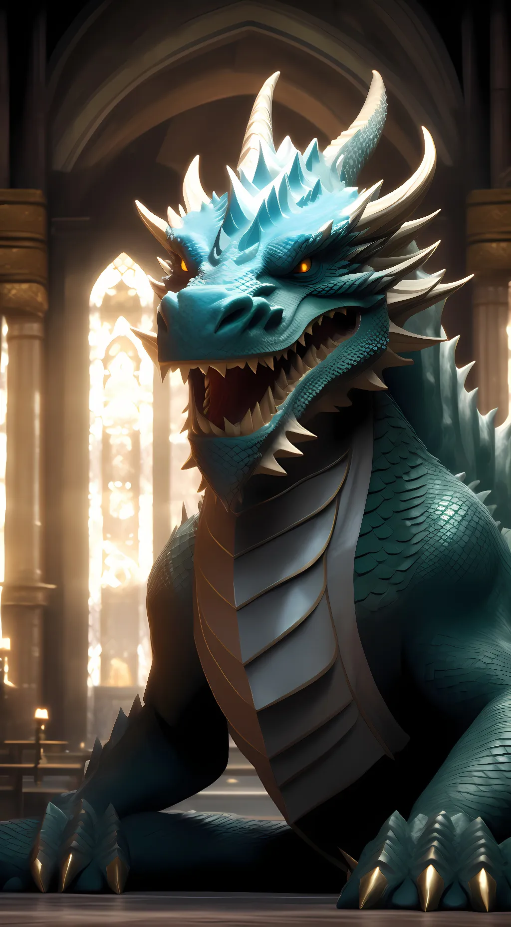 ai character: Fafnir the Dragon background