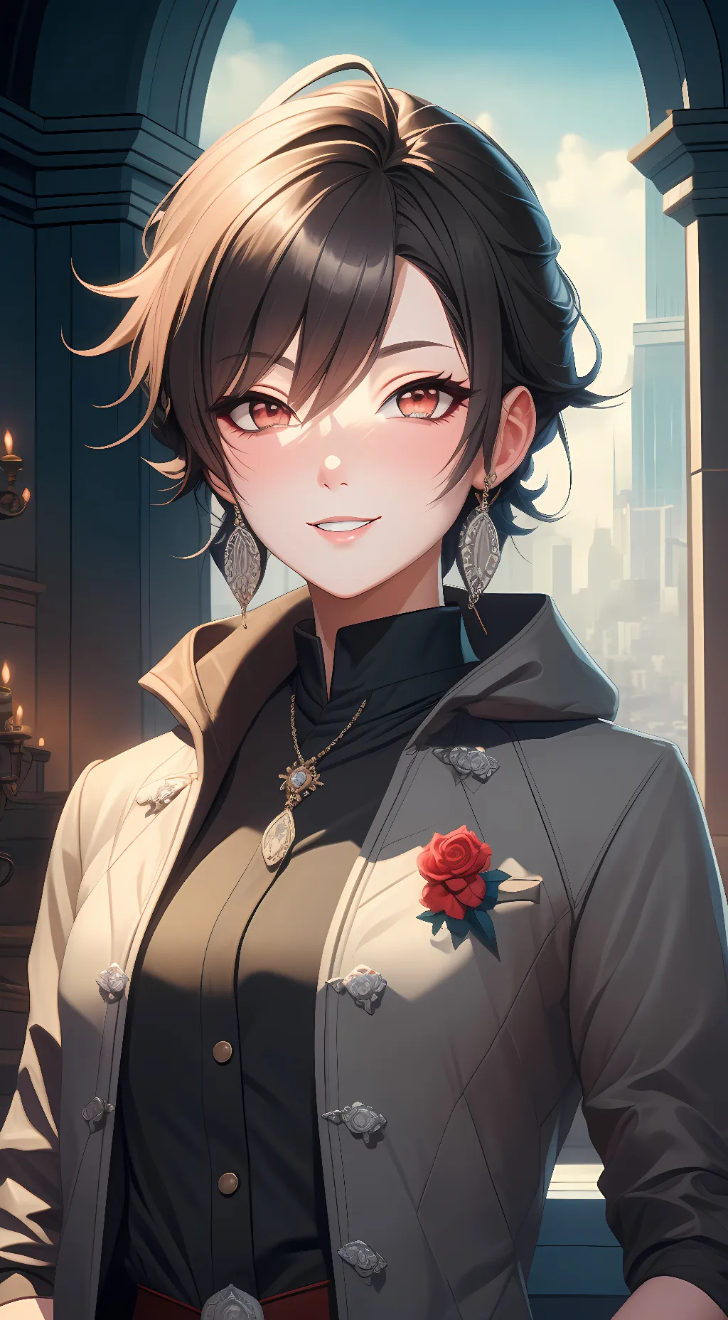 ai character: Allison Moon background