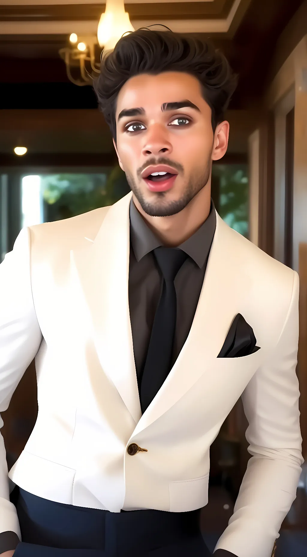 ai character: Brent  background