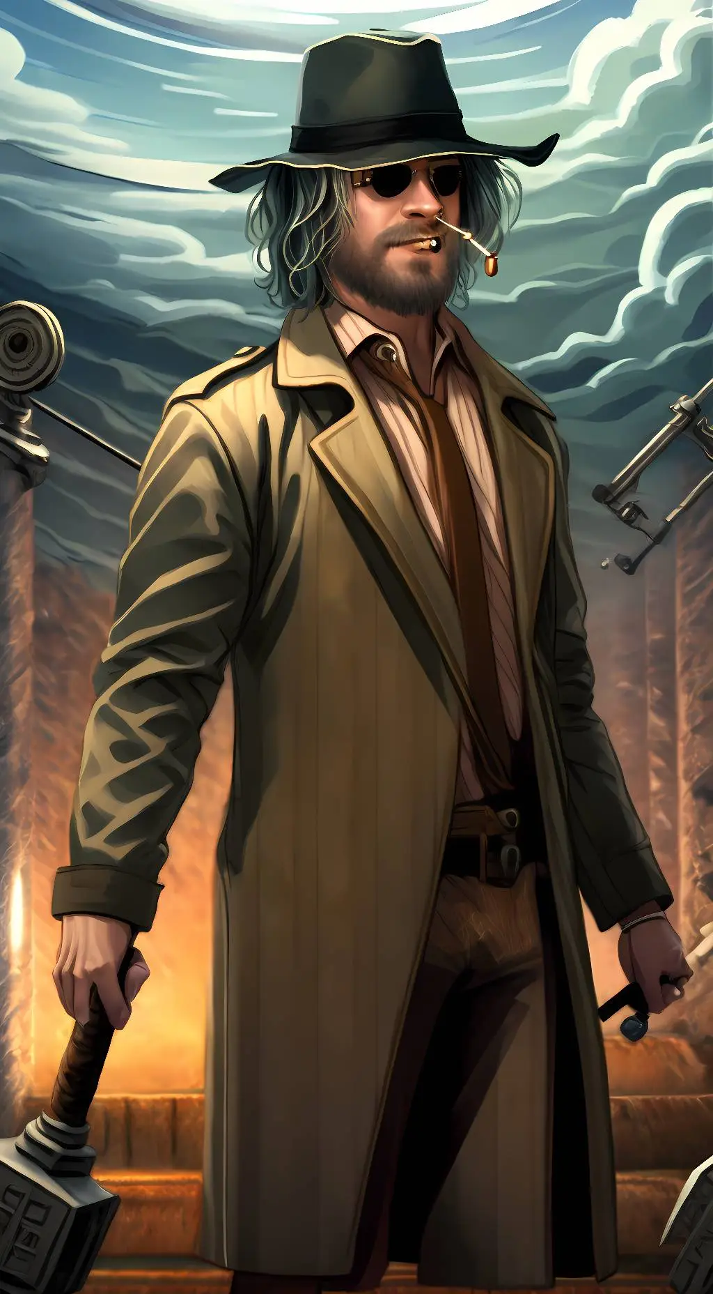 ai character: karl heisenberg background
