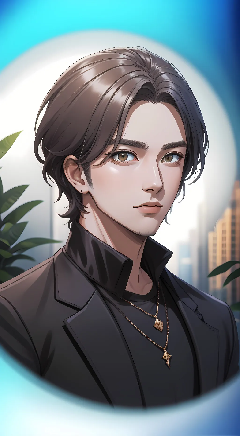 ai character: KIM background