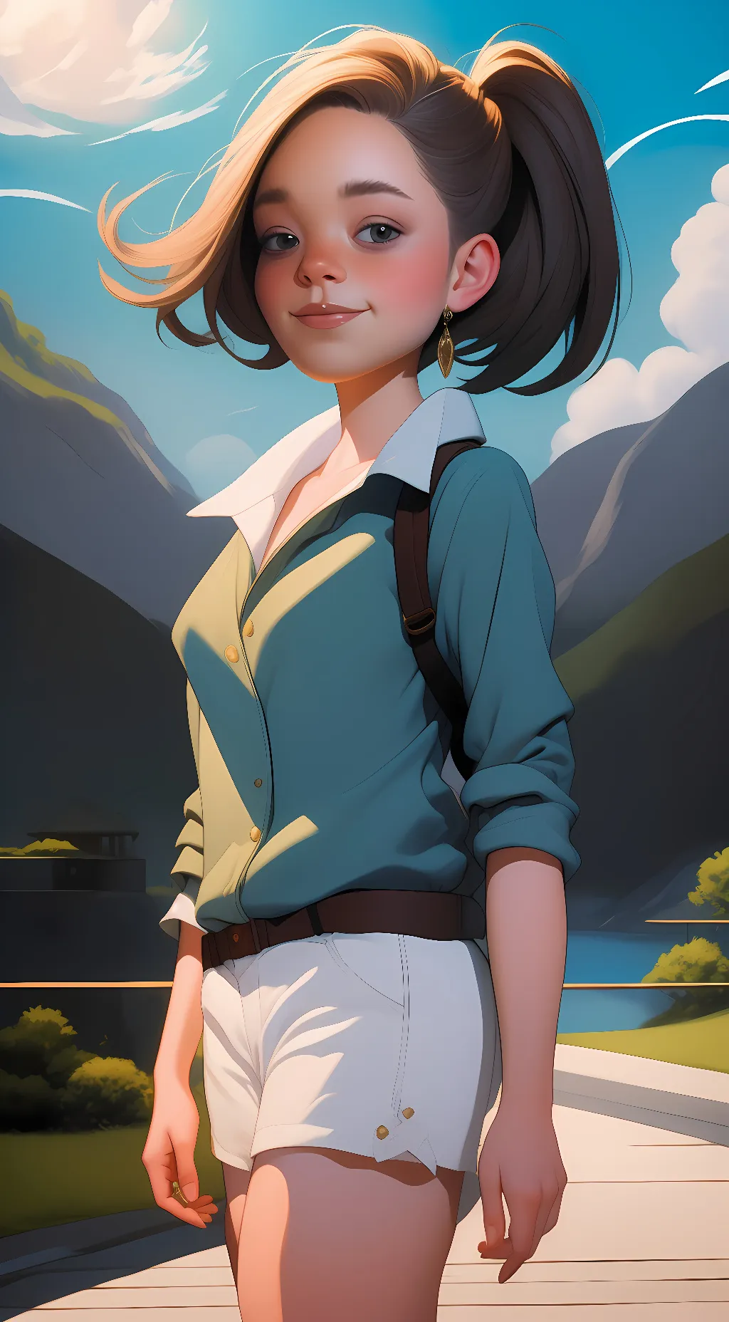 ai character: *momo* background