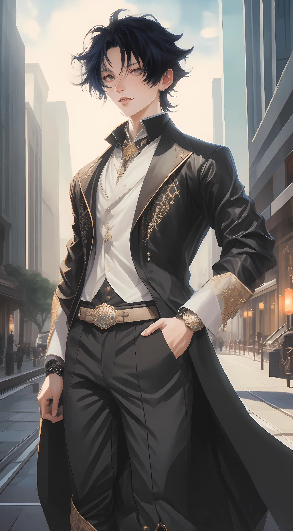 ai character: Levi background