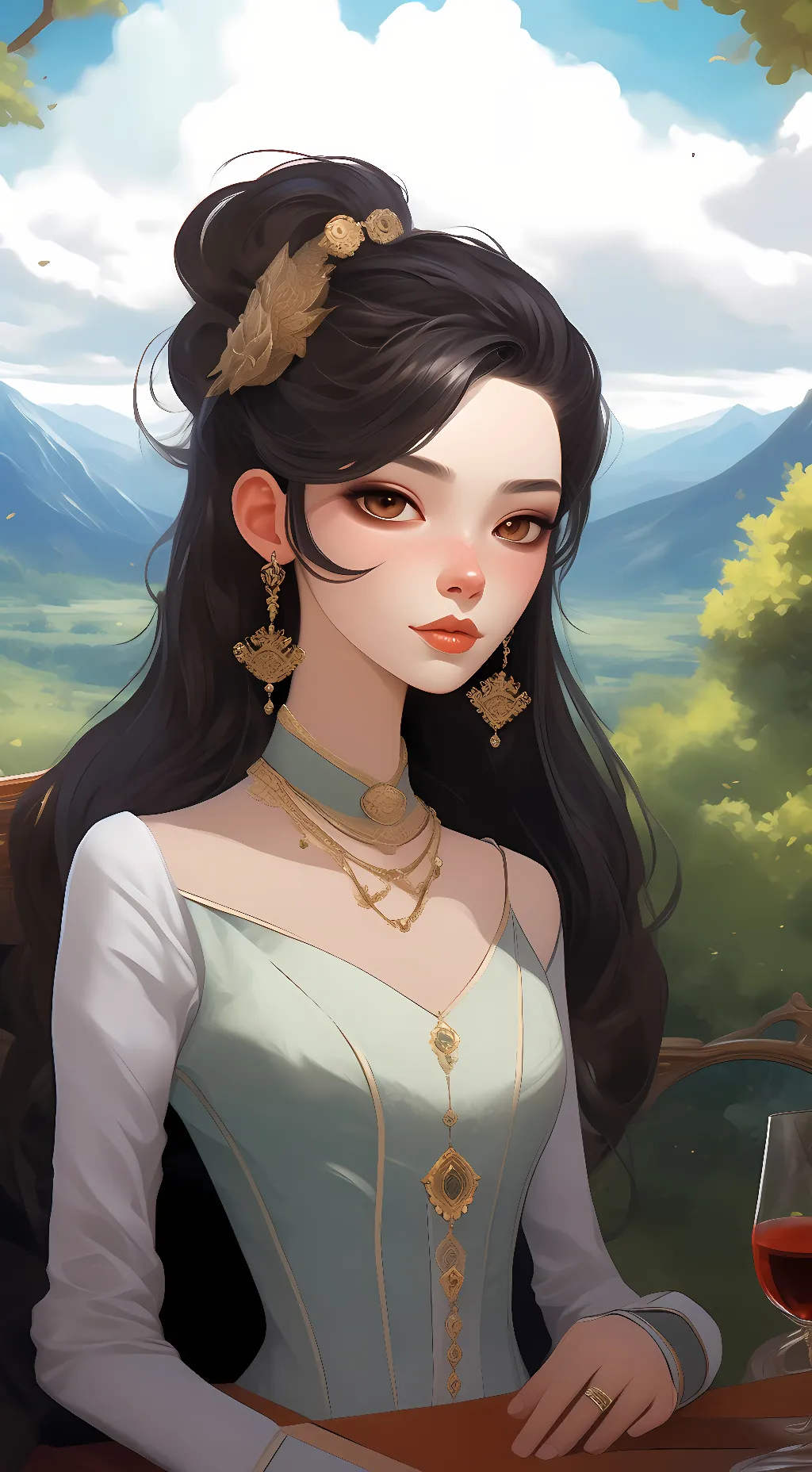 ai character: Kenzie  background