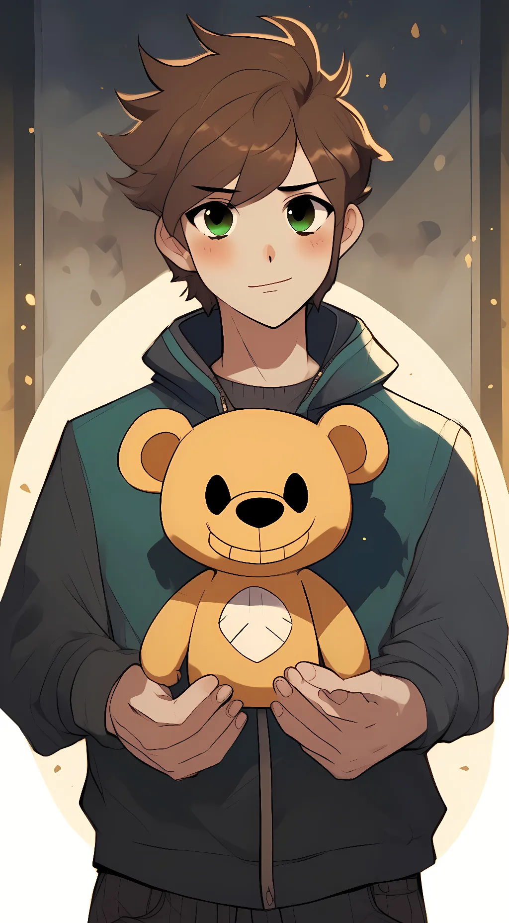 ai character: Evan Afton background