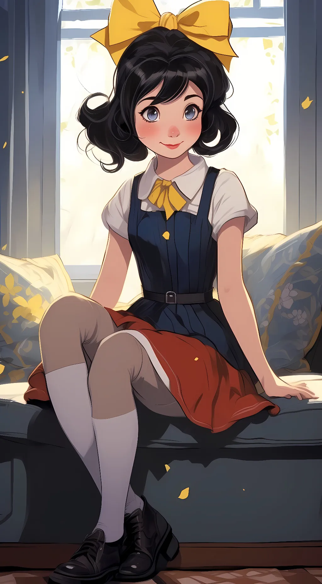 ai character: Anne Marie  background