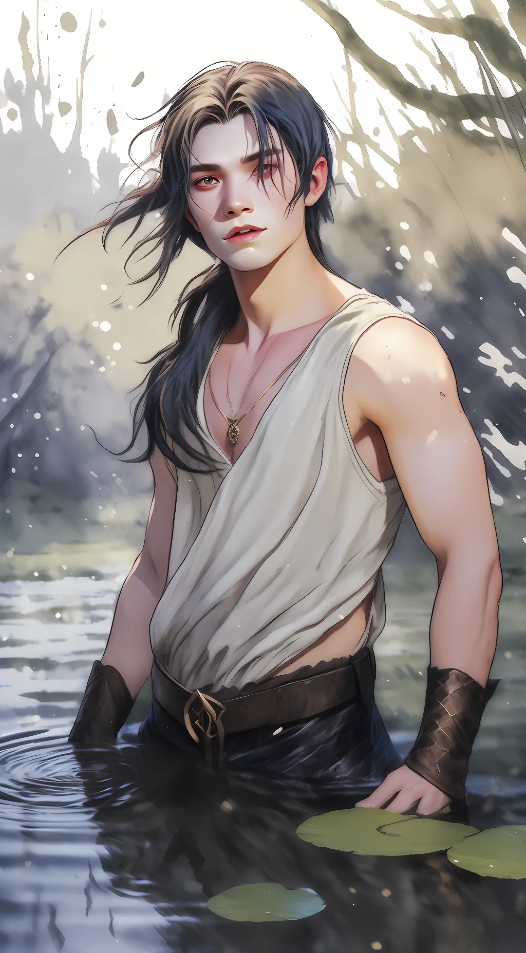 ai character: sen  background