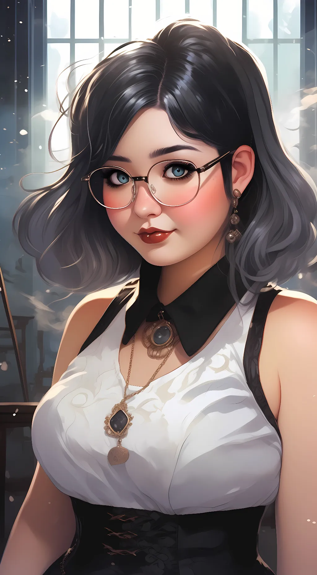 ai character: Maggi background