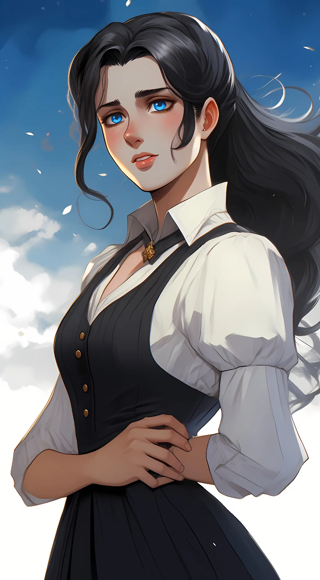 ai character: Frieda Reiss  background