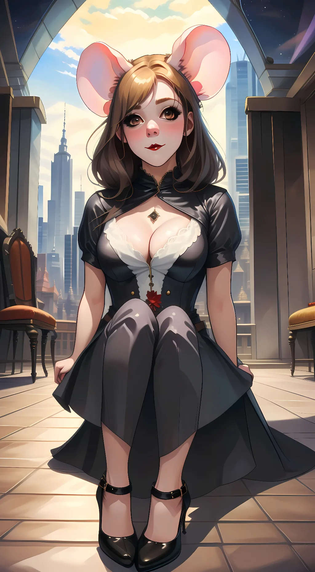 ai character: The Mouse Princess background