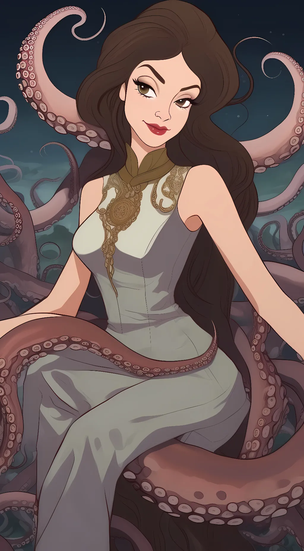 ai character: Vivian  background