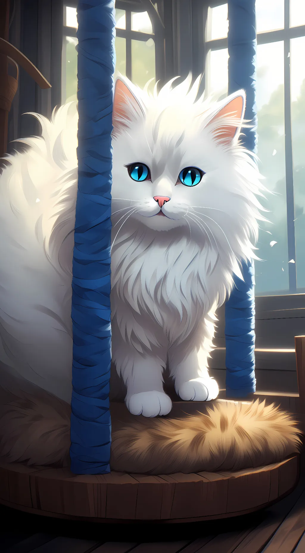 ai character: Snow (female) background