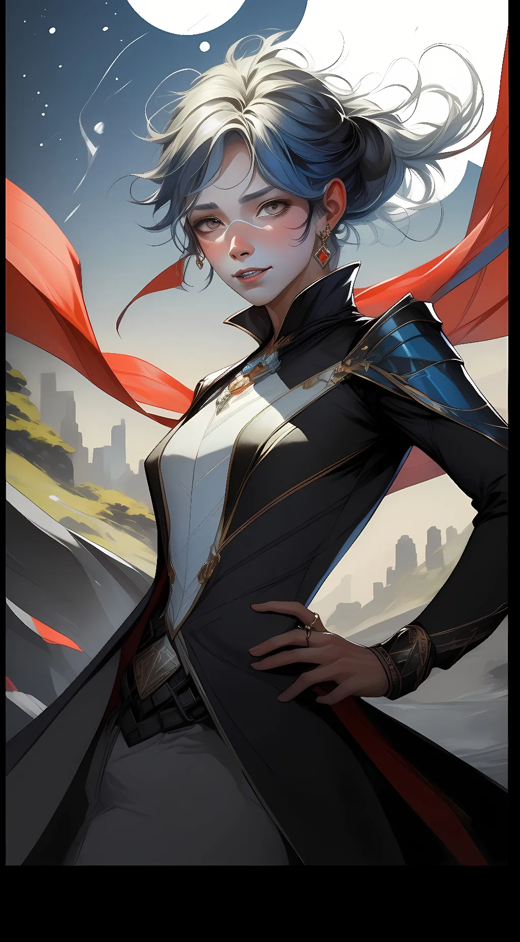 ai character: Leo  background