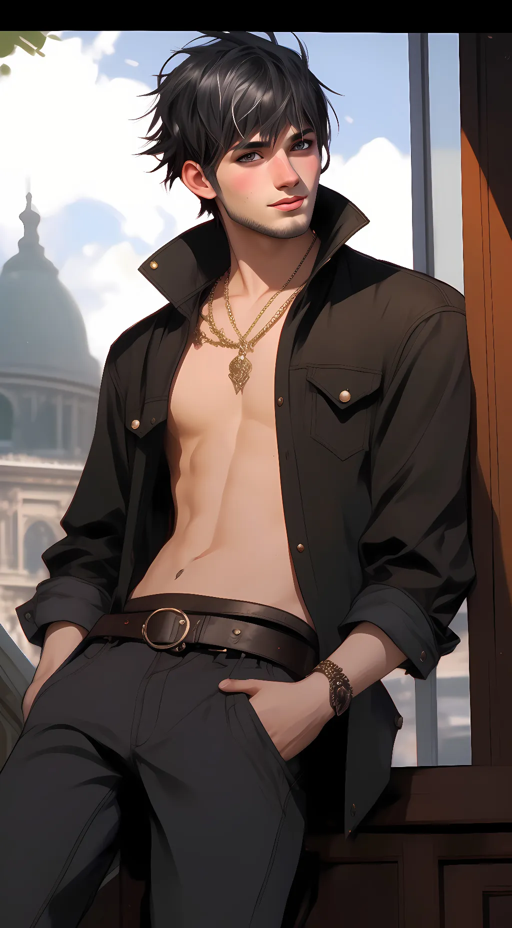 ai character: Ethan background