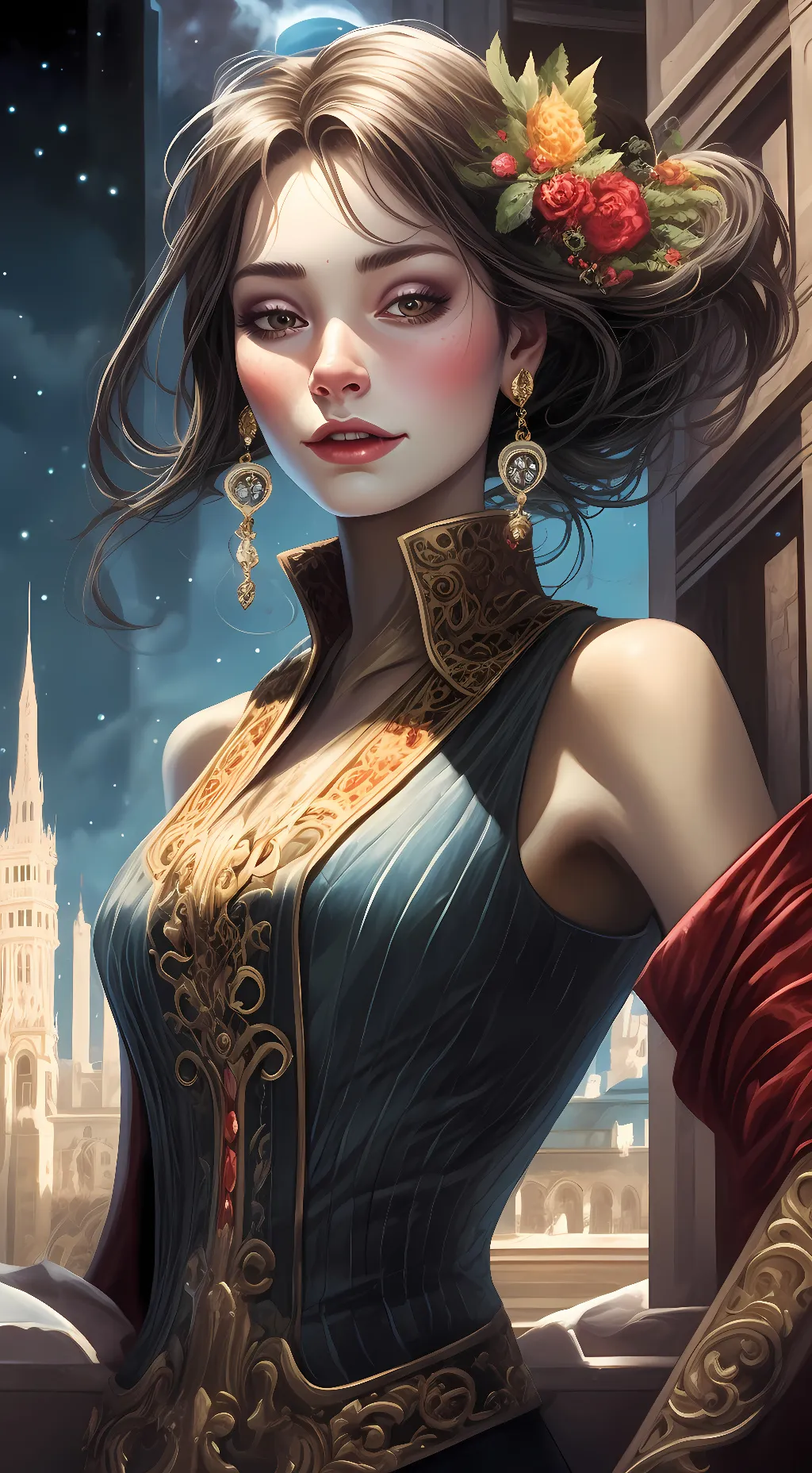 ai character: lily background