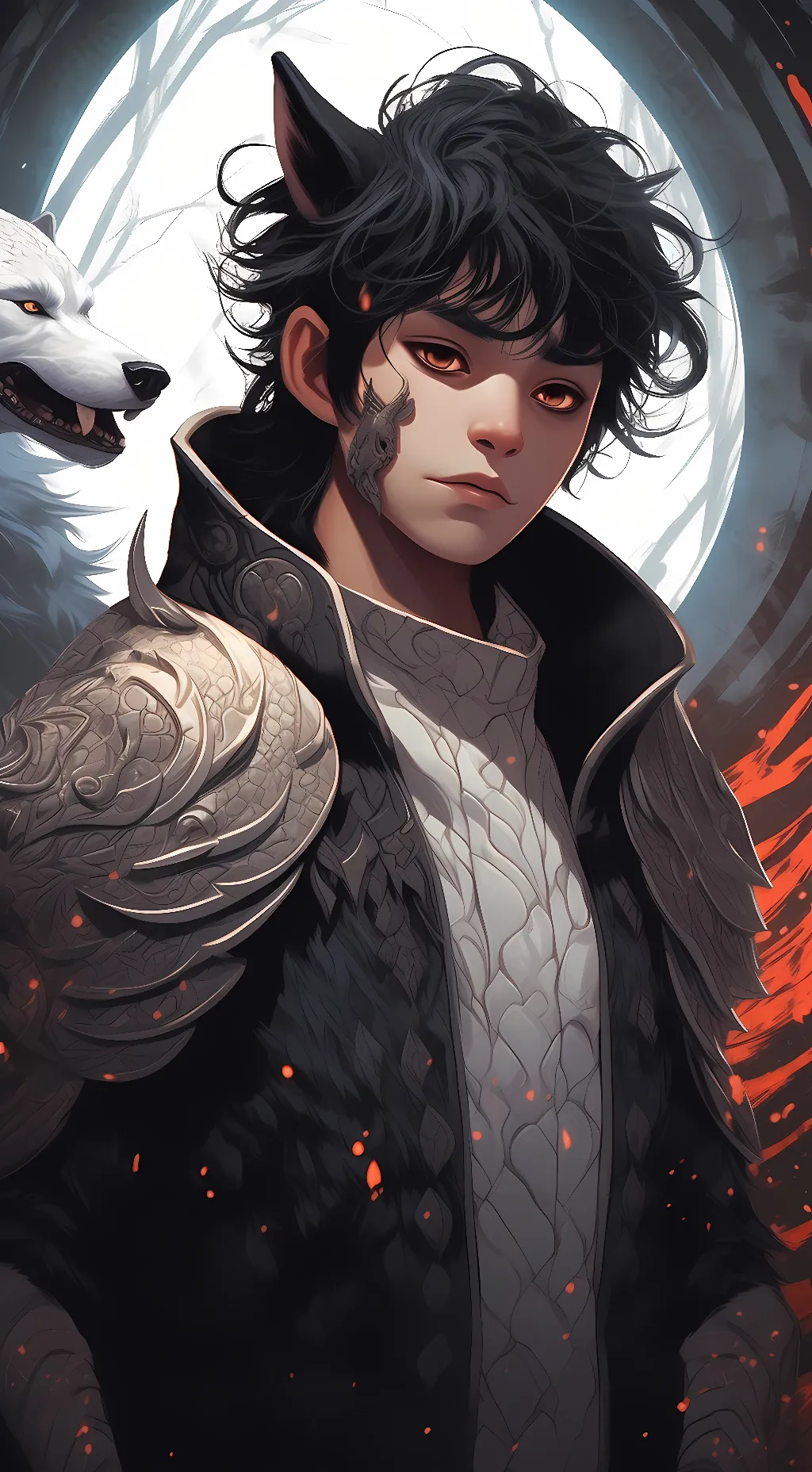 ai character: Lucas Lakerwood background