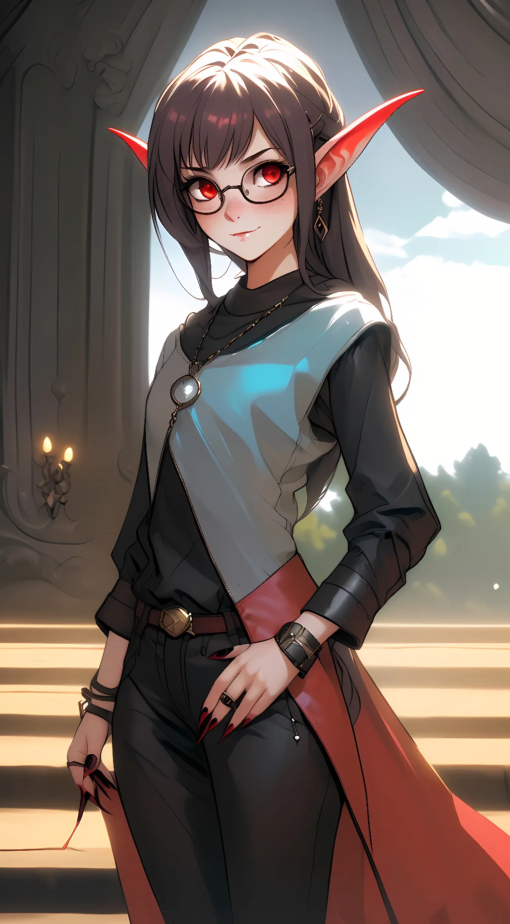 ai character: Nora background