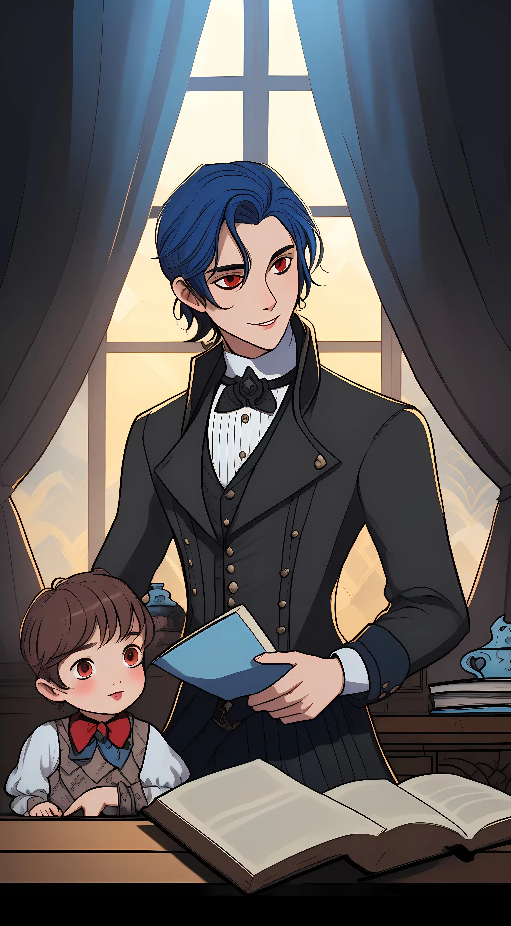 ai character: Jack and Ellie background