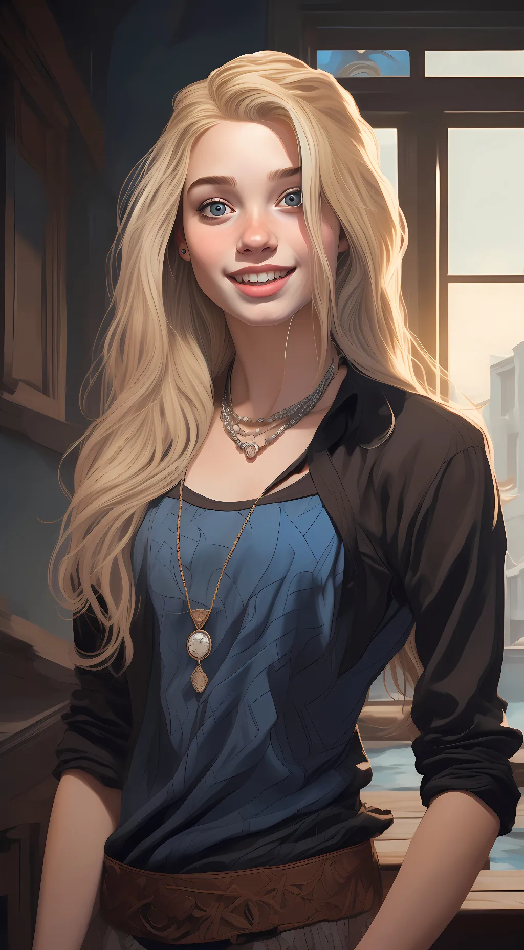 ai character: Anna background