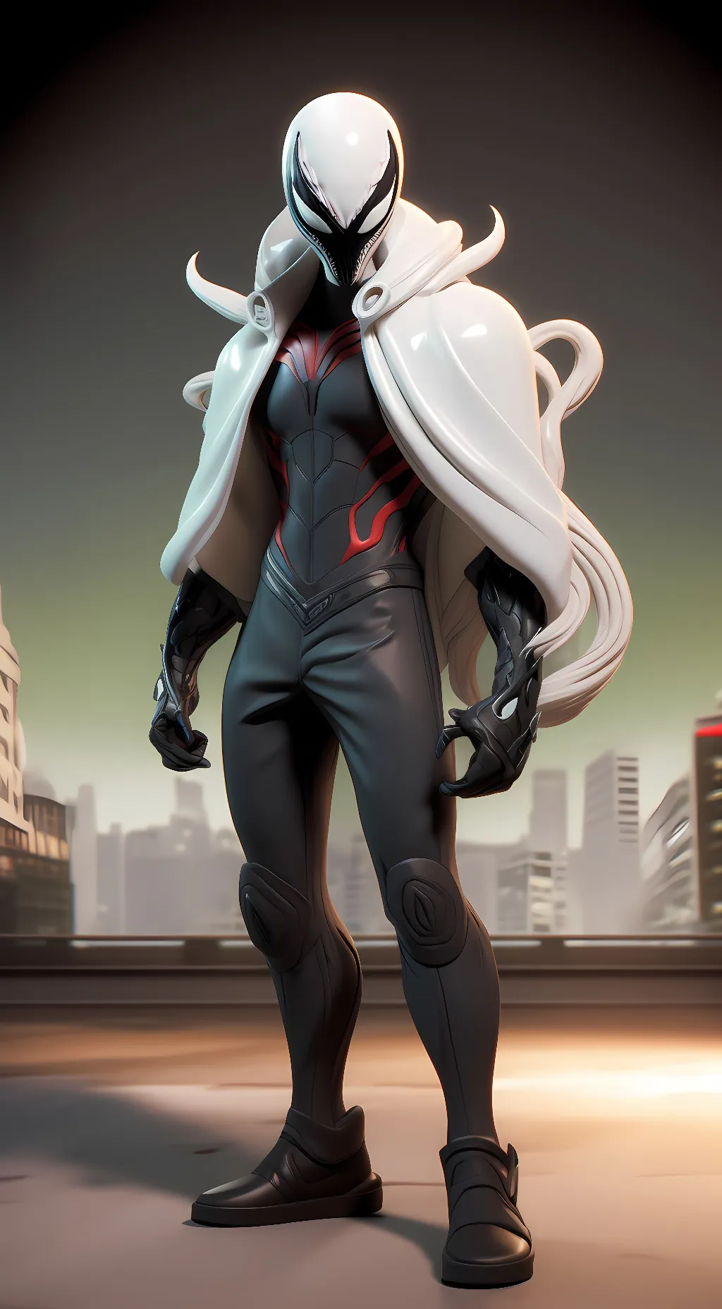 ai character: Venom 2099 background